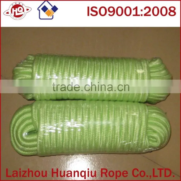Fluorescent Green 3/16 Inch Glow in the Dark Rope ,pp Braided Rope photo-3