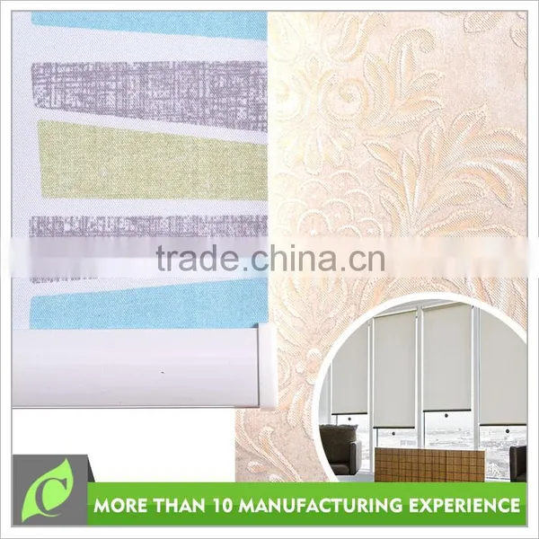 Home Decoration Natural Look Blackout Colorful Printed Curtain Blinds photo-2