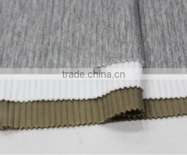 80 Cotton 20 Polyester Knitting Jacquard Air Layer Fabric photo-2