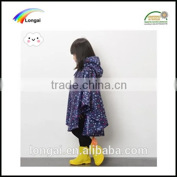2016 Waterproof Fashional Children Poncho Raincoat for Sale photo-2