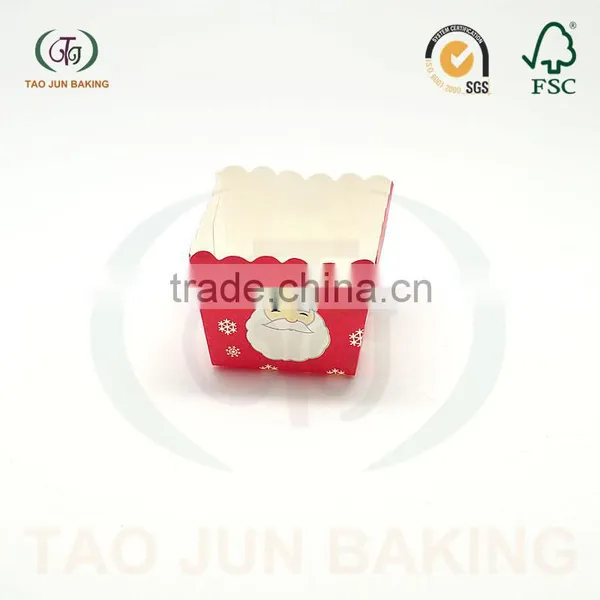 Food Grade Disposable Square Paper Baking Cups for Cakes Tool photo-6