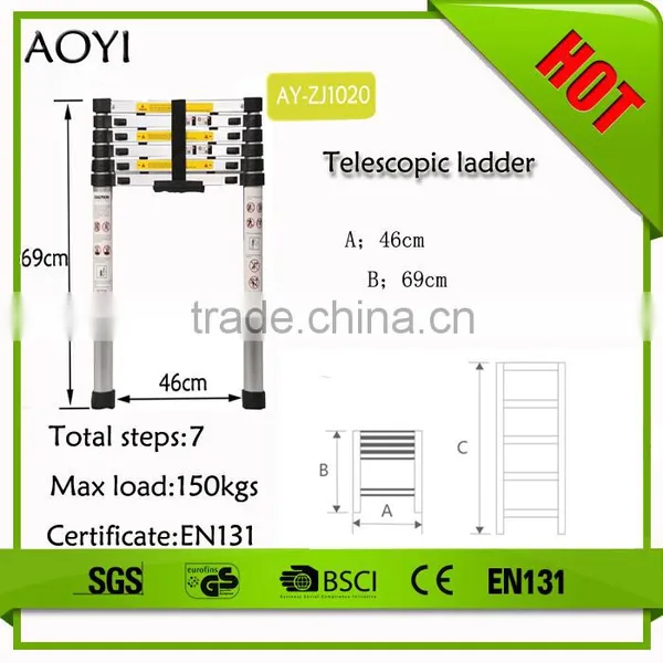 YK EN131 New 2 m Flexible Portable Nonslip Strong Buy Telescopic Ladder photo-2