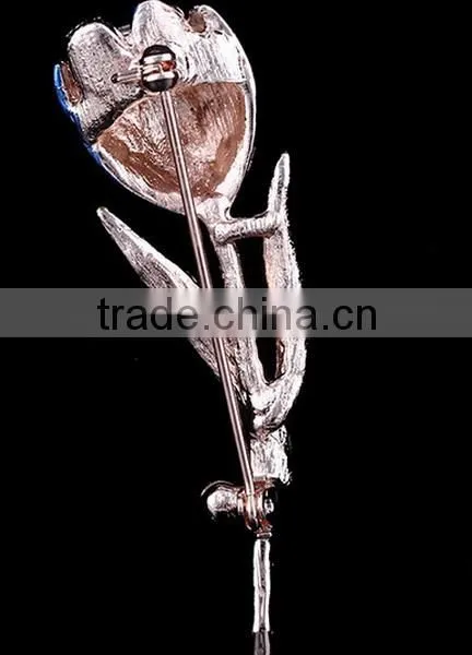 Enamel Personalized Fashion Tulip Flower Brooch photo-5