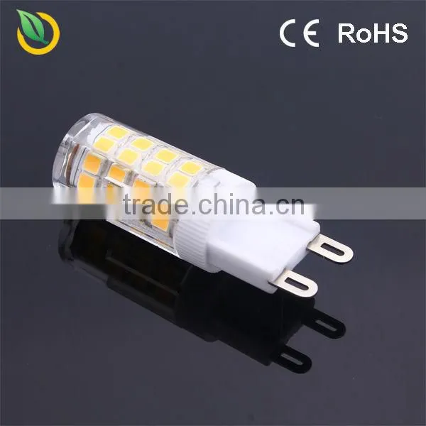 ErP hot sale 100lm/W Ceramic dimmable 3.5W 4.5W g9 led bulb