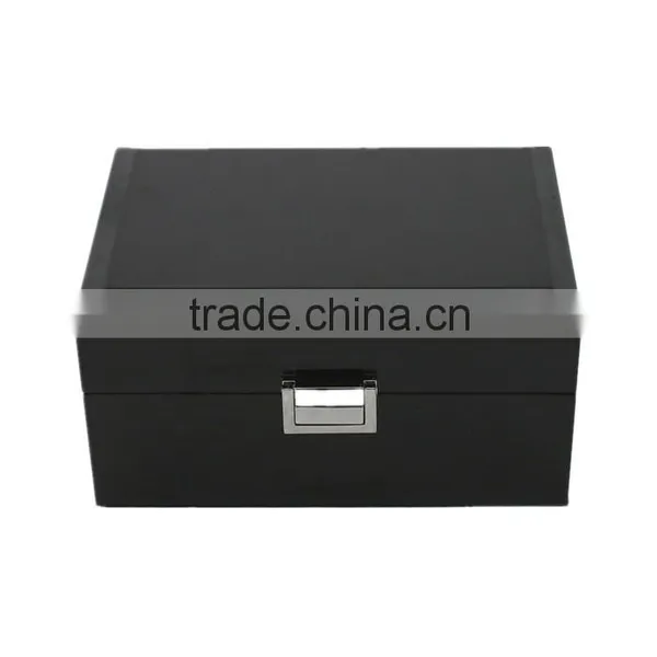 Custom Cheap Single Glossy Wood Luxury Black Lacquer Watch Box Quality Choice photo-5