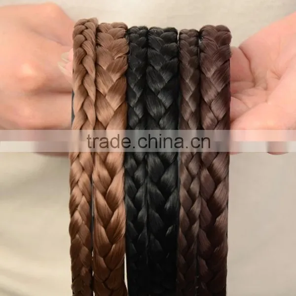 1PC Vintage Twisted Wig Headband For Women Wedding Hair Bands Hairband Plaited Braided Hair Accessories photo-4