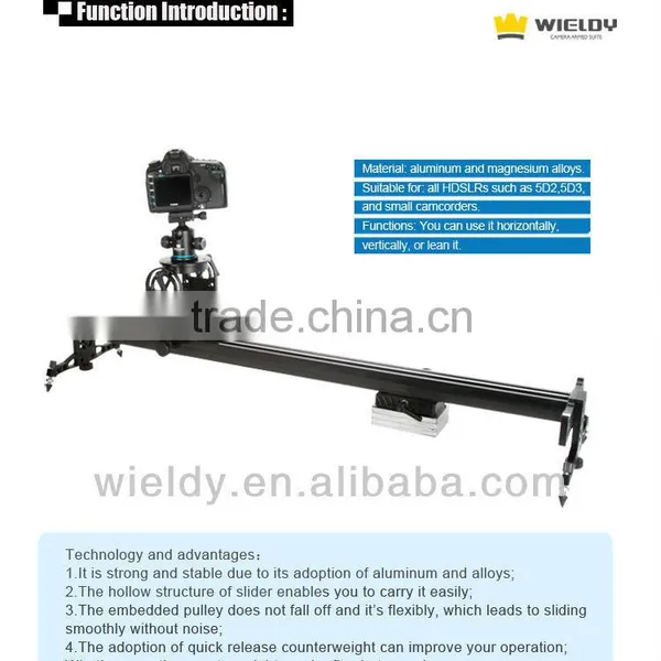 Multiple Function DSLR Camera Slider/ Vertically Lifting Video Slider/ Cannon Camera Slider photo-6