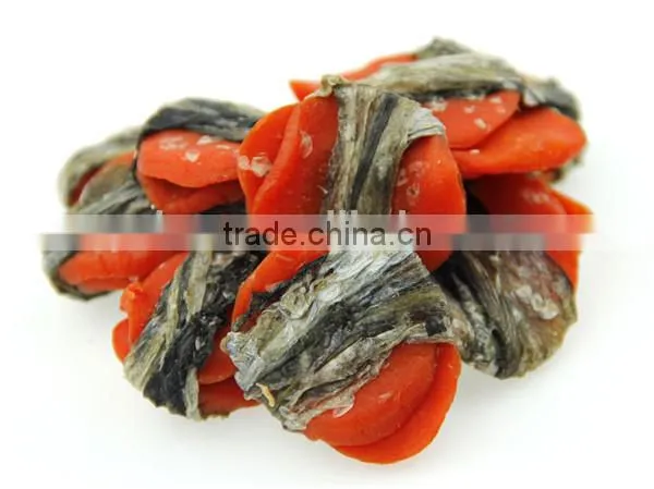 Wholesale Natural Fish Skin and Apple Wraps Pet Dog Snack photo-2