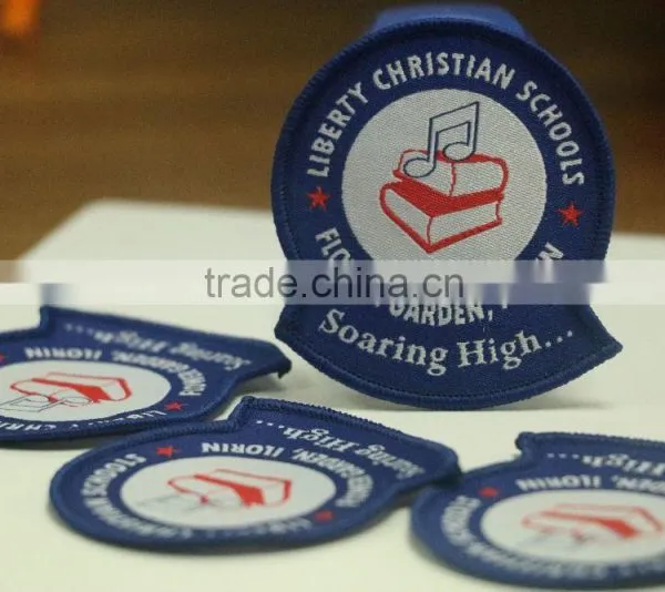 Custom Colorful Woven Patches for School Uniforms photo-4