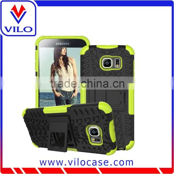 New Arriving Dual Layer Hybrid Case With Kickstand for Samsung Galaxy S6 photo-5