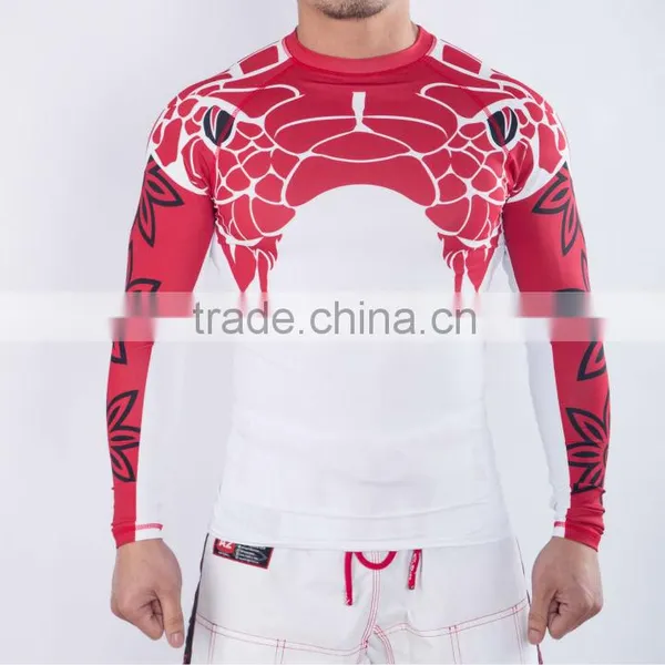 Customized Oem Long Sleeve Mma Rashguard