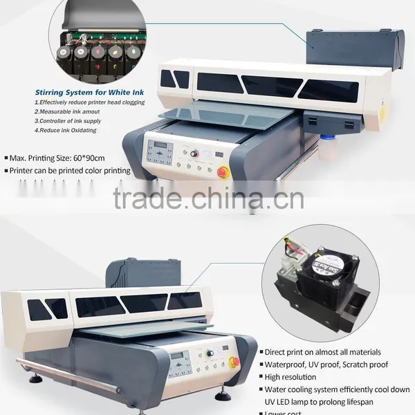 Multi Color Flatbed UV Printer/A1 Led uv Flatbed Printer/Small UV Printer photo-3