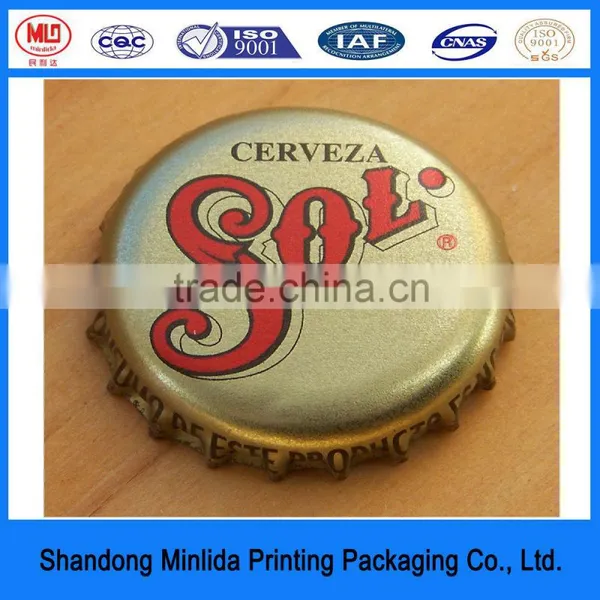 Food Grade High Quality Logo Printing Beer Bottle Caps for Sale