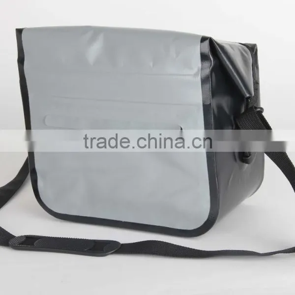 2016 Cycling Bicycle Bike Front Handlebar Bag Black and Grey With Quick Release