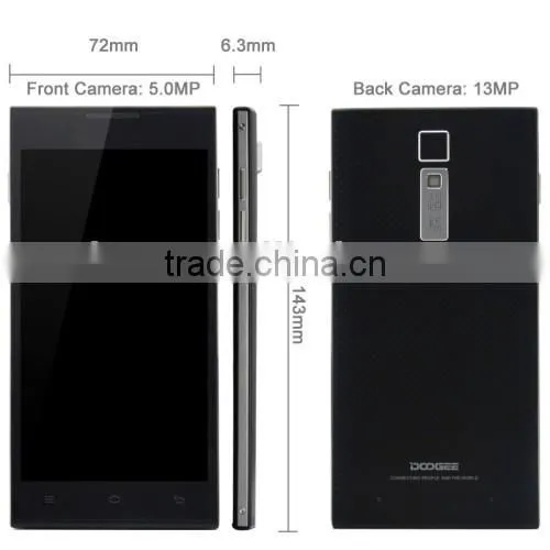 DOOGEE Turbo DG2014 8GB Black, 3G Phablet, GPS+AGPS, Android 4.2.9 MTK6582 1.3GHz Quad Core China Phone photo-5