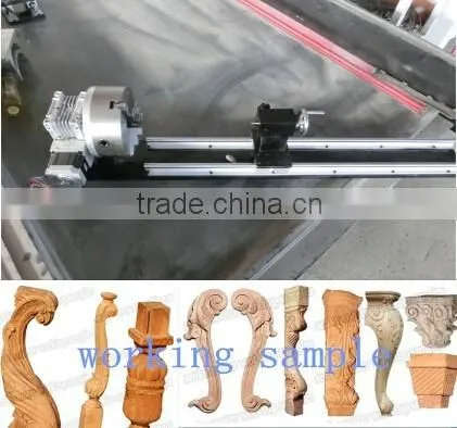 1325 3D Cnc Wood Carving Machine Cnc Router With Rotary Fixture China photo-2