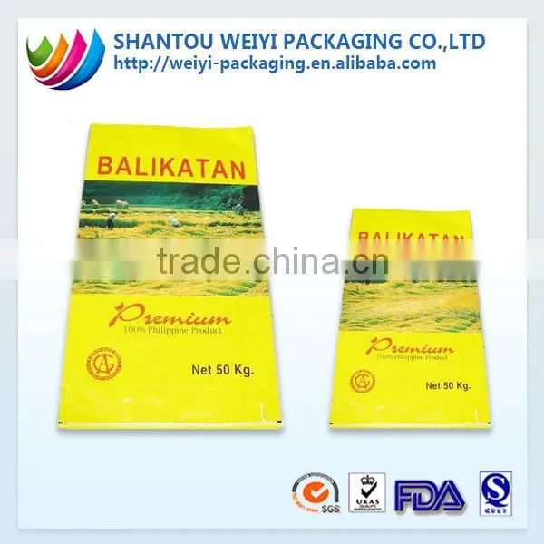 Color Printed Plastic pp Woven Bag/ Bopp Lamianated pp Woven Bag