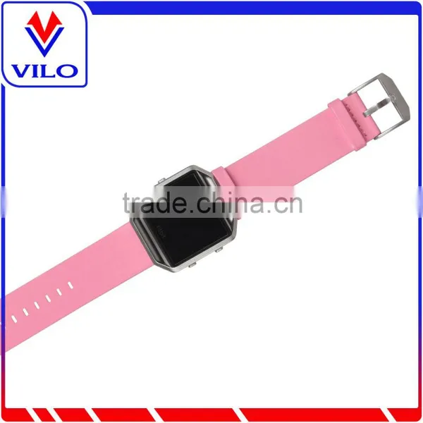 Classical Genuine Leather Watch Band for Fitbit Blaze Leather Real Strap photo-4