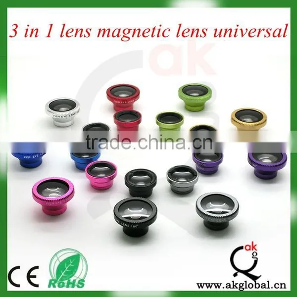 New 180 Degree Fish Eye Lens + Macro Lens Magnetic Mount For Iphone photo-5