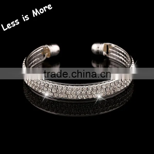 Gold Bracelet Crystal Bracelet Hot Sale Cuff Bracelets photo-2