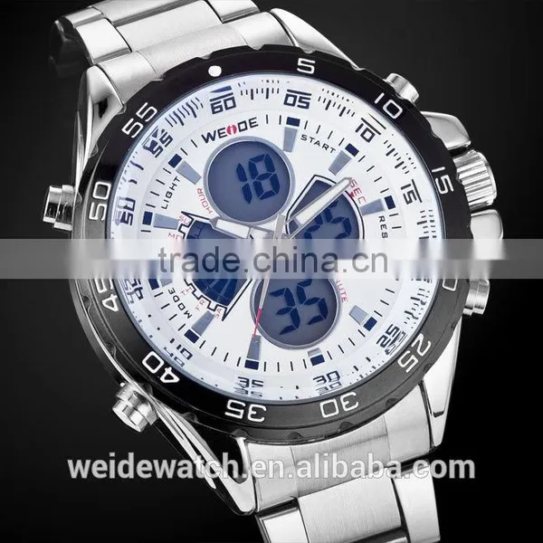 WEIDE Luxury Stainless Steel Back Quartz Quality Watches WH1103-2 photo-2