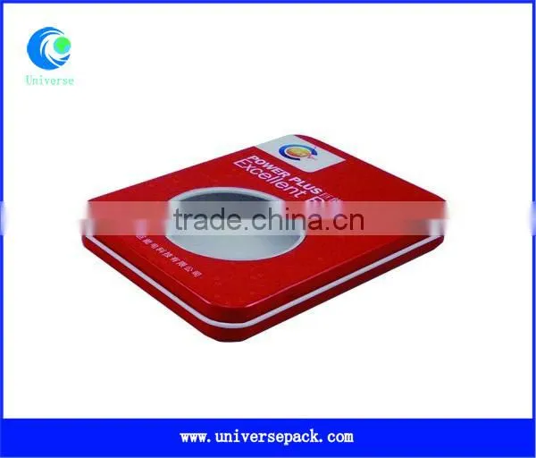 For Wholesale Customized Battery Packing Iron Box Red Metal Boxes