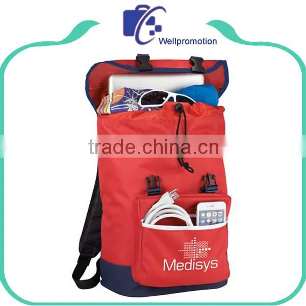 Big Capacity Hiking Rucksacks With Drawstring Closure photo-5