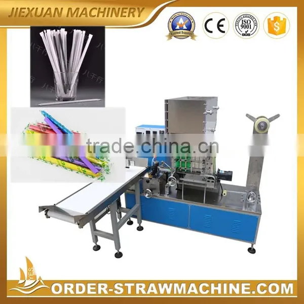 Single Packing Drinking Straw Machine