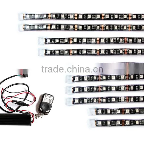 Customized 6-12pc Motorcycle Led Lighting Kit With FCC RF RGB LED Remote Controller, Hot Sale in USA photo-6