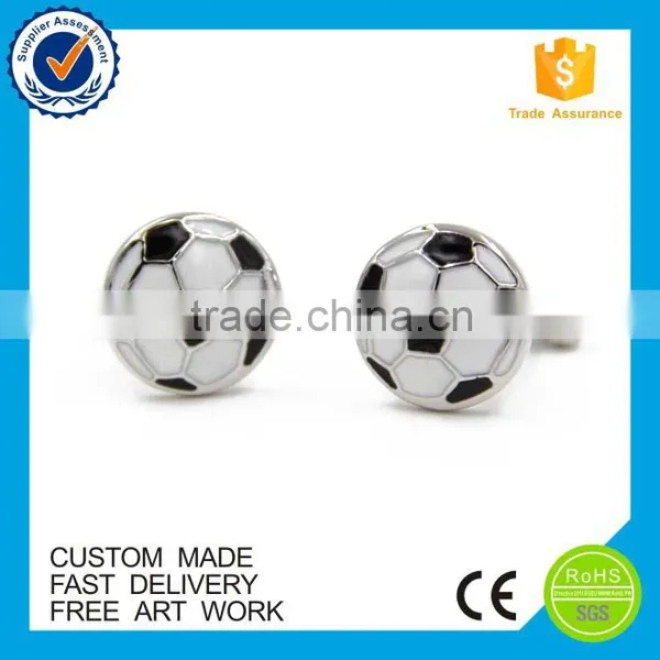 China Made the Brass Metal Round Custom Cufflinks photo-2