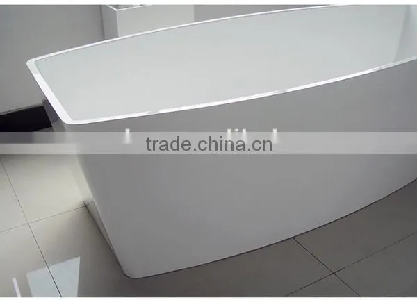 Hot Sale Cheap Portable Acrylic Solid Surface Freestanding Bathtub,artificial Stone Bath Tub photo-5