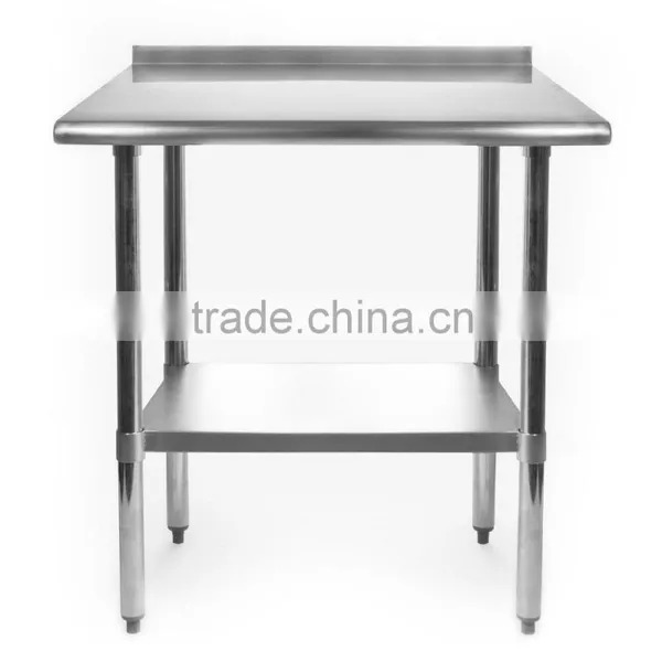 Icegreen Stainless Steel Commercial Kitchen Prep & Work Table With Backsplash photo-2