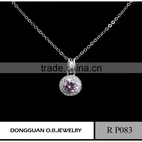 Fashion Zircon Diamond Pendant Necklace ,american Charming Diamond Earring 925 Silver China Wholesale 925 Silver Jewelry photo-5
