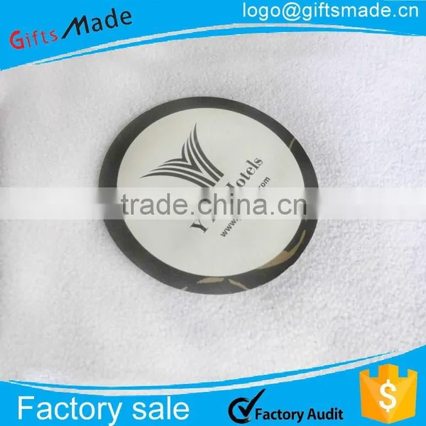 Round or Square Promotional Absorbent Hotel Paper Coaster With Custom Logo Printed photo-3