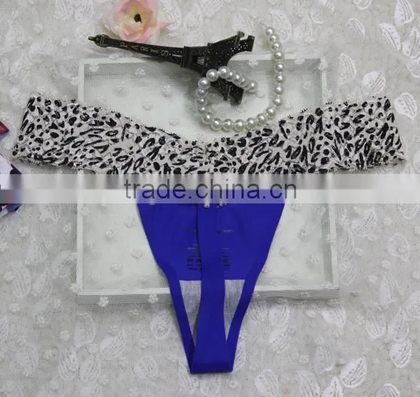 Cotton Woman G-string Sexy T-back Panties and Thong photo-3