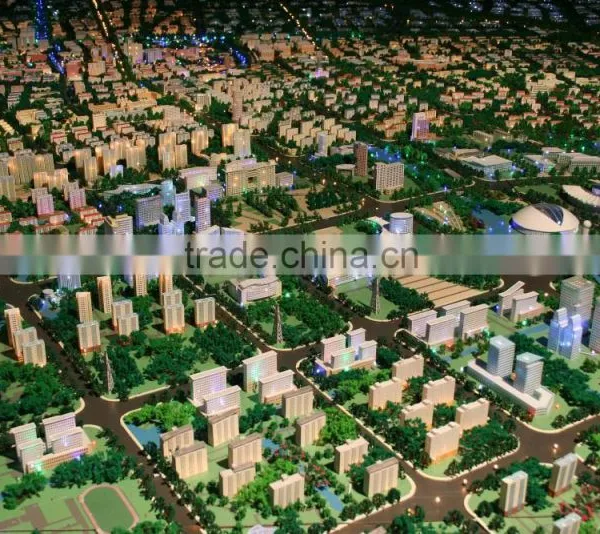 City Programming Model 3D Models With Landscape photo-2