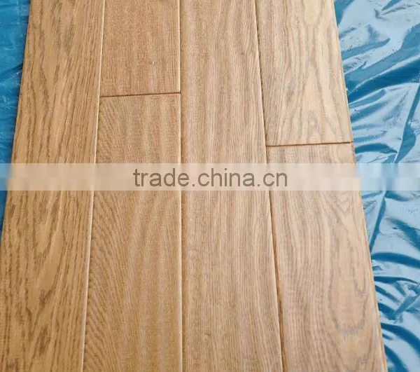 5" White Oak Radiant Heat Solid Timber Wide Plank Floor