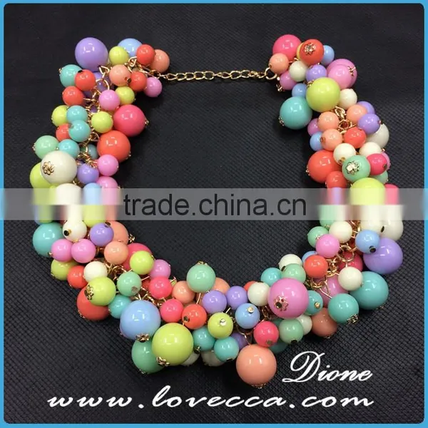 New Fashion Wholesale Women Stones Trendy Beads Necklace for Sale photo-3