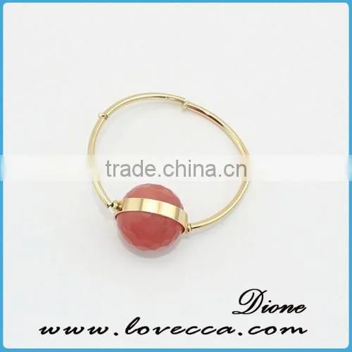 New Australia Stone Crystal Bracelets Antique Fashion Gold Cuff Bangle Jewelry photo-4