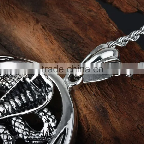 Unique Designs Fashion Snake Animal Amulet Pendant photo-5
