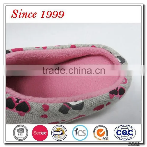 Latest Design Fashion Fleece Insole Girls Slippers photo-4