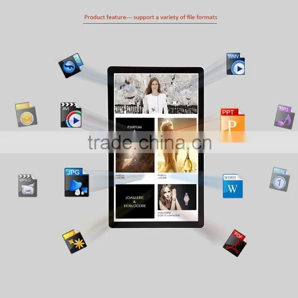 21.5 Inch Network Wifi Digital Signage Android LED Touchscreen Advertising Table Kiosk Multimedia Player for Restaurant