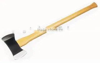 Axe, With Double-bit , A620 Type, Weighs 3.5lbs With Wooden Handle, Drop-forged Carbon Steel Head, 47-55HRC Heat Treatment photo-4