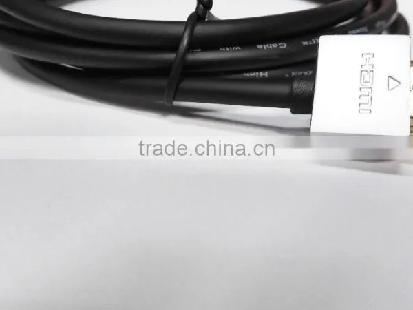 1M Metal Slim HDMI Cable With Lock Gold Plated photo-2