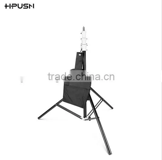 Factory Supply HPUSN Four-section Photographic Heavy Duty Aluminum Telescopic Air-cushion Light Stand photo-6