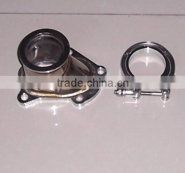 5 Bolt Turbo Downpipe Flange To 2.5" V Band Conversion Adaptor With V Band Clamp photo-4