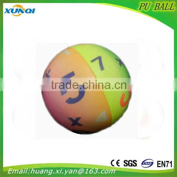Digital PU Foam Ball High Quality Children Toy Balls Soft Anti Stress Ball photo-4