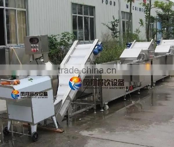 Industrial High Efficient Ozone Disinfected Circulating Water Vegetable Washing Machine photo-5