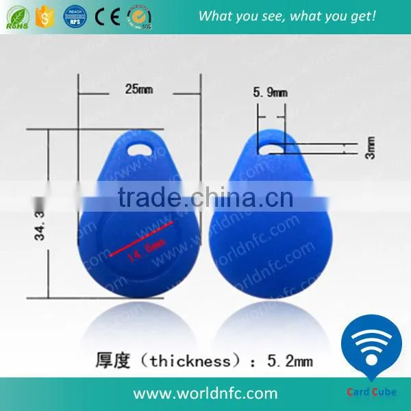 2015 Factory Price 1K FM11RF08 RFID Silicone Key Tag photo-2