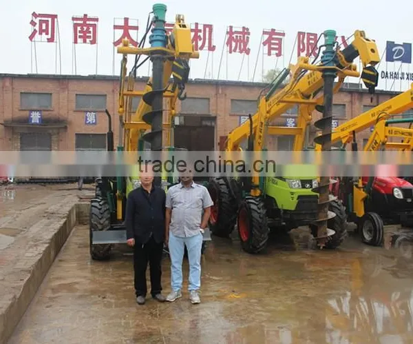 Hydraulic Auger Drilling Rig for Pole Hole Digging photo-6